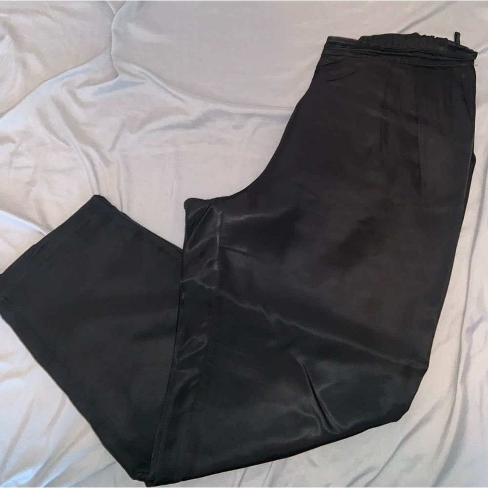 ARITZIA BABATON SATIN PANTS SIZE 12
